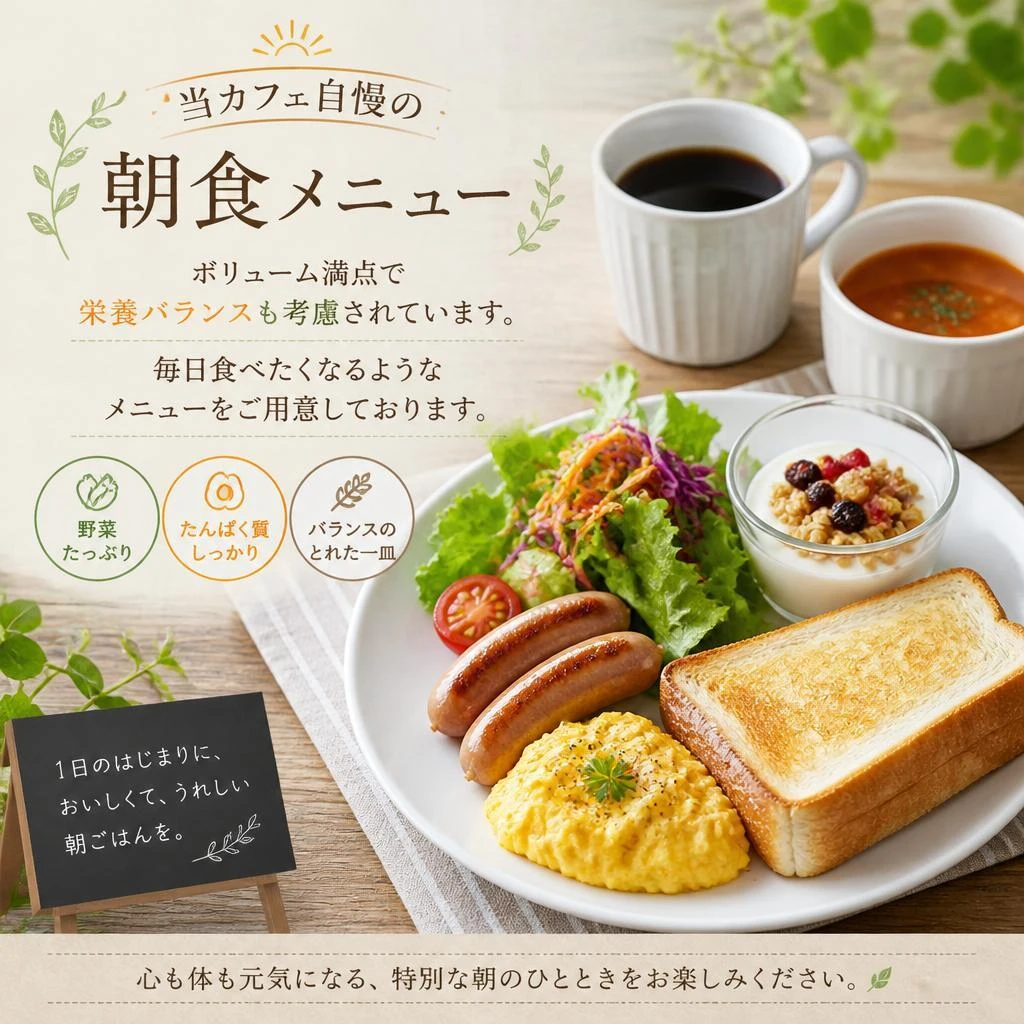 特製朝食メニュー