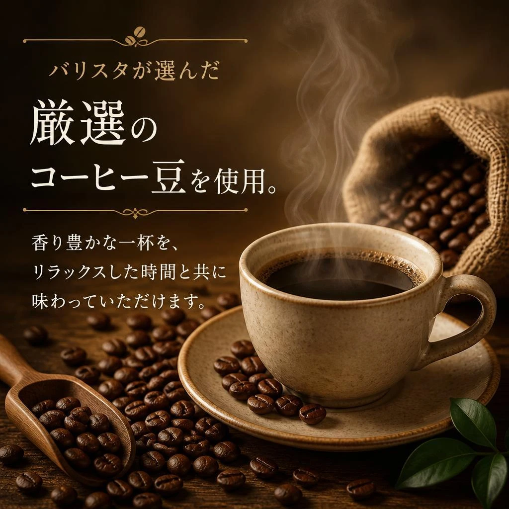 こだわりのコーヒー