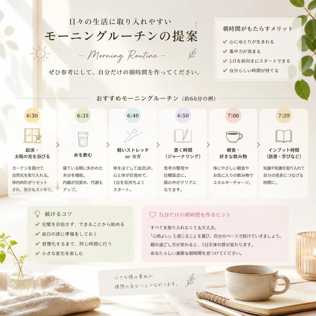5. あなたの特別なモーニングルーチン